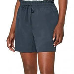 Mondetta Performance Shorts Athletic Drawstring Paperbag Waist Pockets Blue S Photo 0