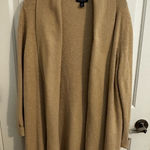 Lands' End  Women's Cotton Modal Shawl Collar Cadigan Duster Sweater Plus 1X Photo 0