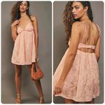 For Love & Lemons  Frances Cutout Eyelet Mini Dress, Orange, XS Photo 1
