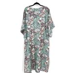 Tory Burch Robinson Floral Silk Kimono Maxi Dress Hibiscus Small muumuu Photo 3