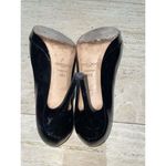 Jimmy Choo  Womens Black Peep Toe High Heels‎ Stilettos Size 40.5 Photo 6