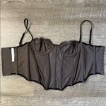Urban Outfitters  Out From Under Black Black Corset Top Size Medium Photo 3