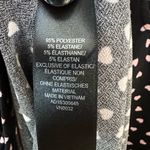 Adrianna Papell black with pink hearts print, long sleeve top. Valentine… Photo 7