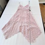 NWT Lulus One Wish Light Blush Pink Lace Sleeveless Midi Dress MEDIUM Photo 8