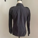 J.Crew  Cotton Utility‎ Jacket XS Equestrian Barn Charcoal Gray Twill Chore Coat Photo 3