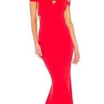 Lovers + Friends  Size XS Dress Cece Gown in Red Rose $228 Cut Out Sexy Photo 3