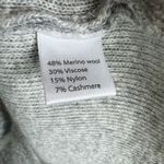 Benedetta B Gray Striped Merino Wool Cashmere Blend Pullover Sweater Size M Size M Photo 4