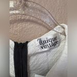 Unique Vintage  NWT Mermaid Trumpet Style Black & White Dress Photo 4