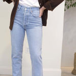 AGOLDE  Fen High Rise Relaxed‎ Taper Jeans in Dimension Size 30 Straight Photo 0