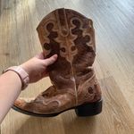 J.B. Dillon Square Toe Leather Western Cowgirl Boots Women’s Size 11B Brown Photo 1
