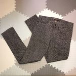 Paige New Peg Skinny Jean Steel Cheetah Animal Print Black Gray Low Rise Y2K 26 Photo 1