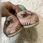 Macarena Collection Women's Mexican Huarache Sandals PomPons Pink Leather Size 6 Photo 9