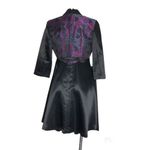 VINTAGE Black Dress Faux Vest A Photo 2