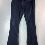 No Boundaries  11 Flare Wide Leg Jeans Dark Wash Denim Photo 8