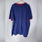 Torrid NWT  95 Classic Cotton Crew Neck Varsity‎ Sweatshirt Blue 2 Photo 1