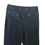 Larry Levine Women Pants 10 Black Classic Business Casual Stretch Minimalistic Photo 5