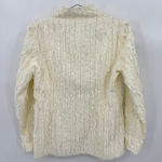 Sundance  Raw Edged Ruffle Jacket Blazer Ivory Cream Boho Chic Romantic 6 Petite Photo 1