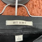 Miami Women’s Faux Black Leather Pants Mi Ami- Size Large Photo 2