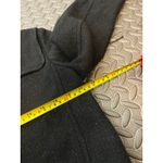 Theory Toggle Duffle Coat Wool Gray Black Plaid Interior Size P Small Photo 8