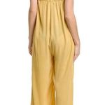 We Wore What Women's Yellow Sleeveless Cami Camisole Wide Leg Romper Jumpsuit L Photo 2