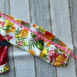 Forever 21 Tropical Ornate Print Satin Long Balloon Sleeves Jacket Women’s XS Photo 6