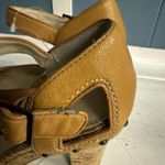 Calvin Klein  VENTURE Women's‎ Strappy Tan Leather Studded High Heel Shoes 8 M Photo 5