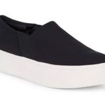 Vince  Warren Black Platform Slip-On Sneakers Shoes Classic Suede Size 10 Women's Photo 0
