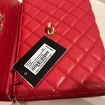 Badgley Mischka 💕 Quilted Red Crossbody Gold Accents NWT💕 Photo 5