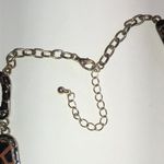 Elegant Gold Tone and Black Animal Print Boho Statement Necklace Photo 3