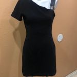 Society for rational cold shoulder black short dress Size M Photo 1