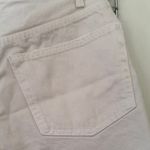 RE/DONE  Cream Frayed Jean Shorts 26 Waist Photo 9