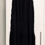 ZARA Black Maxi Flowy Dress Photo 1