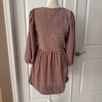 Free People NWOT Farrier Velvet Mini Dress Winter Bloom Mauve. Sz XS. MSRP $128 Photo 6