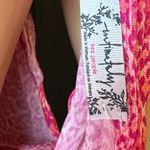 Free People NWT Pink Leopard Print Bodysuit Photo 4