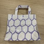 Clinique Chic White and Purple Tote Bag Photo 0