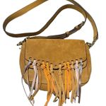 Rebecca Minkoff Rapture Suede Crossbody Boho Fringe Leather Bag Photo 0