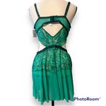 AUDEN XL intimate sleepwear lingerie green underwire padded adjustable straps Photo 3