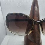 Vera Wang Simply Vera  Brown Tortoiseshell Sunglasses Photo 1