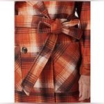 Anthropologie NWT NVLT Plaid Belted Trench Coat by  sz M Photo 10
