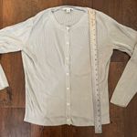 Banana Republic  celadon green silk cardigan, vintage, size M Photo 6