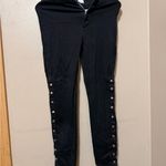 IRO  Black Skinny Jeans with Side Button Accents Photo 3