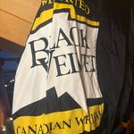 VINTAGE black velvet whiskey windbreaker Size L Photo 2