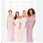 Show Me Your Mumu Caitlin Ruffle Maxi Dress Bridesmaid Dusty Blush Large NWT Photo 6