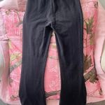 Full Tilt black fold over flare high waisted leggings / yoga pants Photo 1