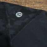 Lululemon  cropped black cheetah side pocket leggings Photo 3