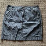 Tommy Hilfiger Womens Size 6 Blue Denim Polka-dot Pencil Skirt W/Pockets Buttons Photo 0