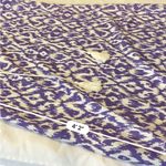 Purple and White V neck Boho Patterned Maxi Dress with tassels Size large NEW Photo 8