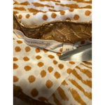 Soft Surroundings 2X Top Shirt White Brown polka dot V Neck Button boho whimsi Photo 4