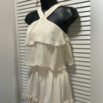 Kendall + Kylie Kendall‎ & Kylie Vanilla Bean Chiffon Maxi Dress SIze 8-10 Tiered Lined NWT Photo 1