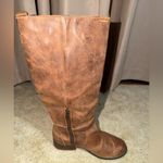 Corral Boots Brown Tan Leather Riding Boots Western Size 8 Photo 4